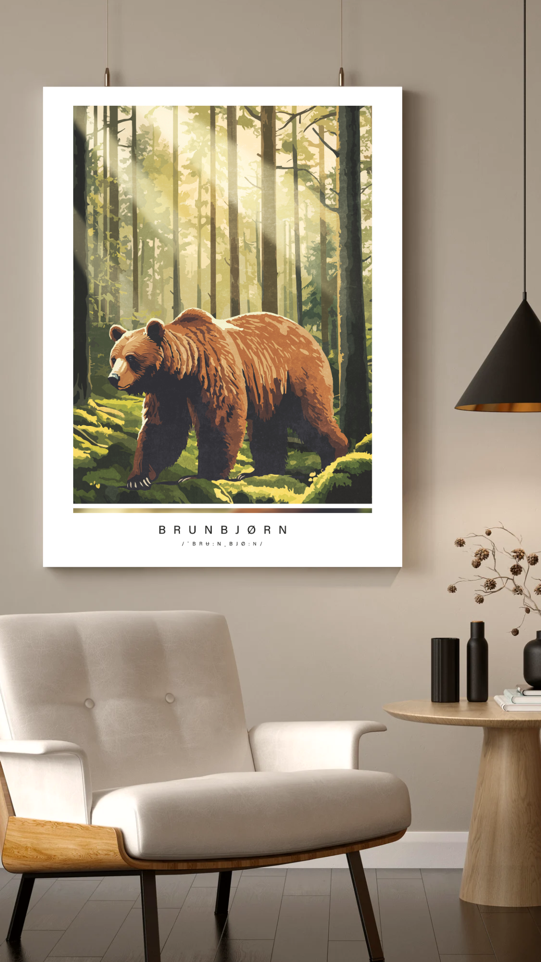 Arctic_animals_Bear on the wall