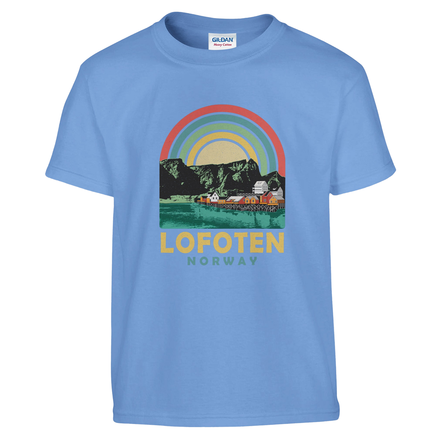 Kids Lofoten t-shirt, blue