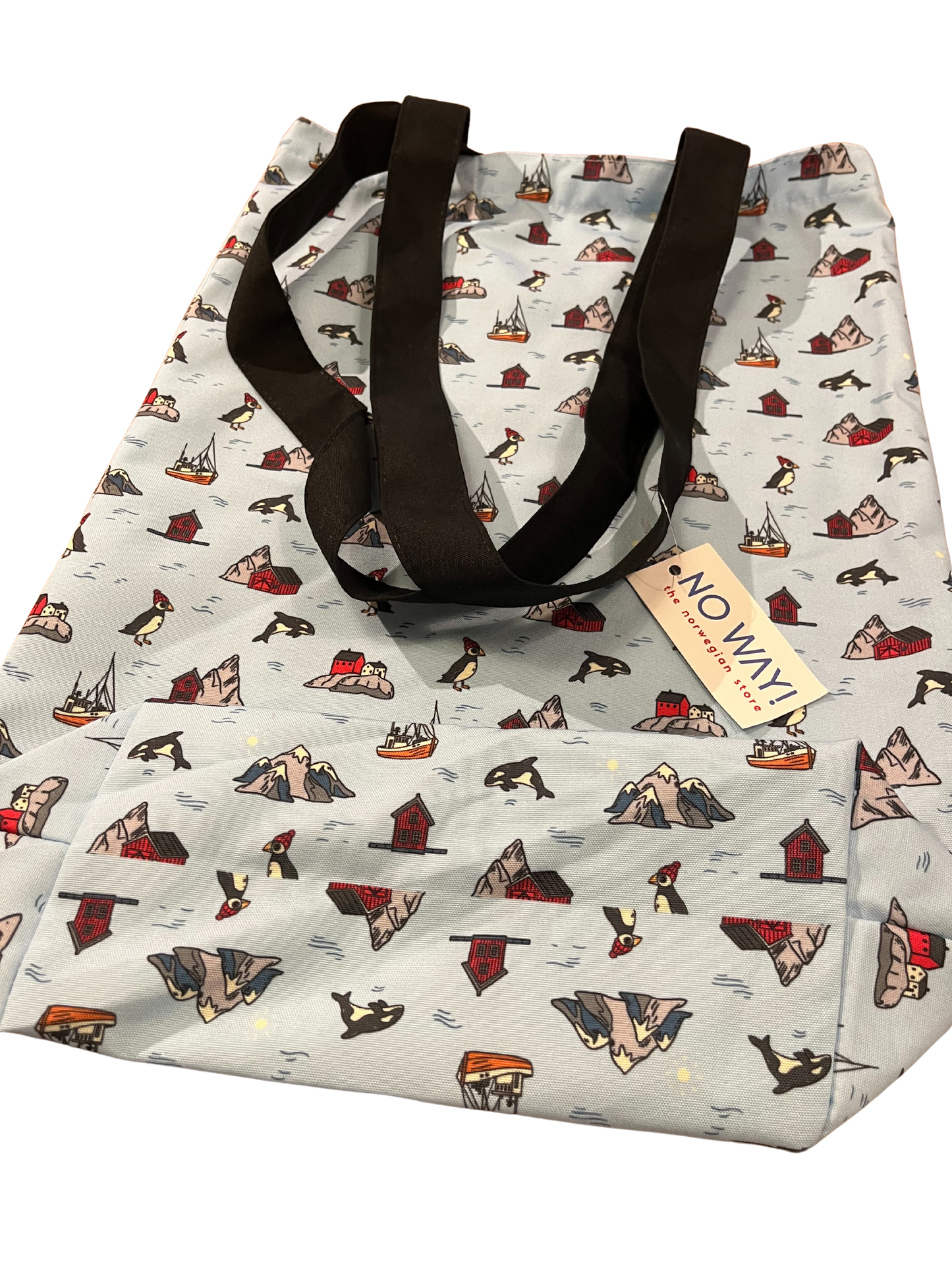 Lofoten tote bag, puffins