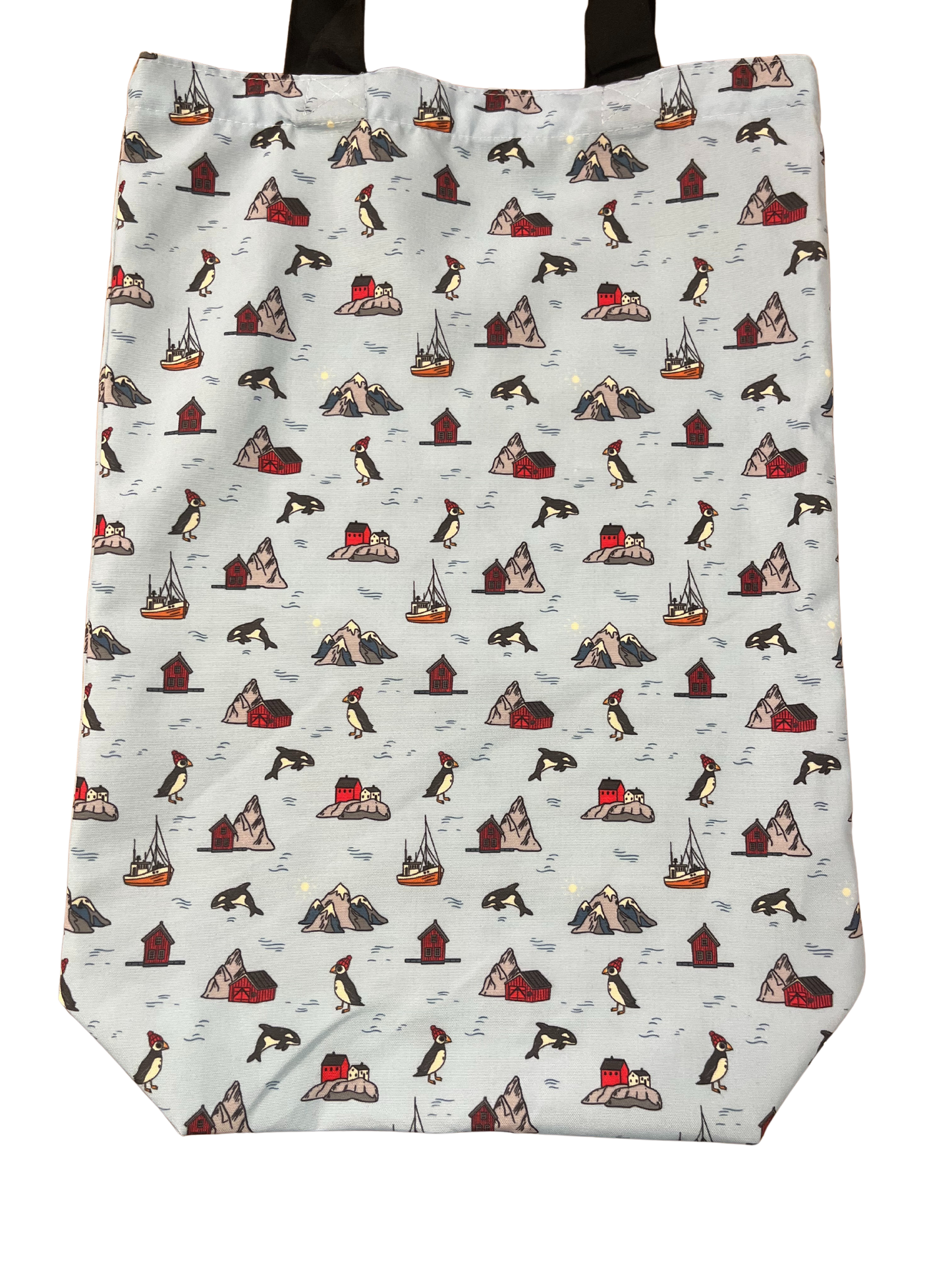 Lofoten tote bag, puffins