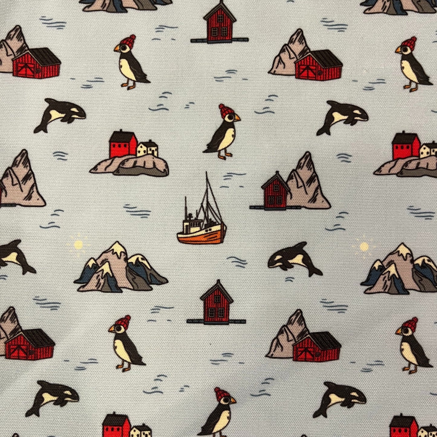 Lofoten tote bag, puffins