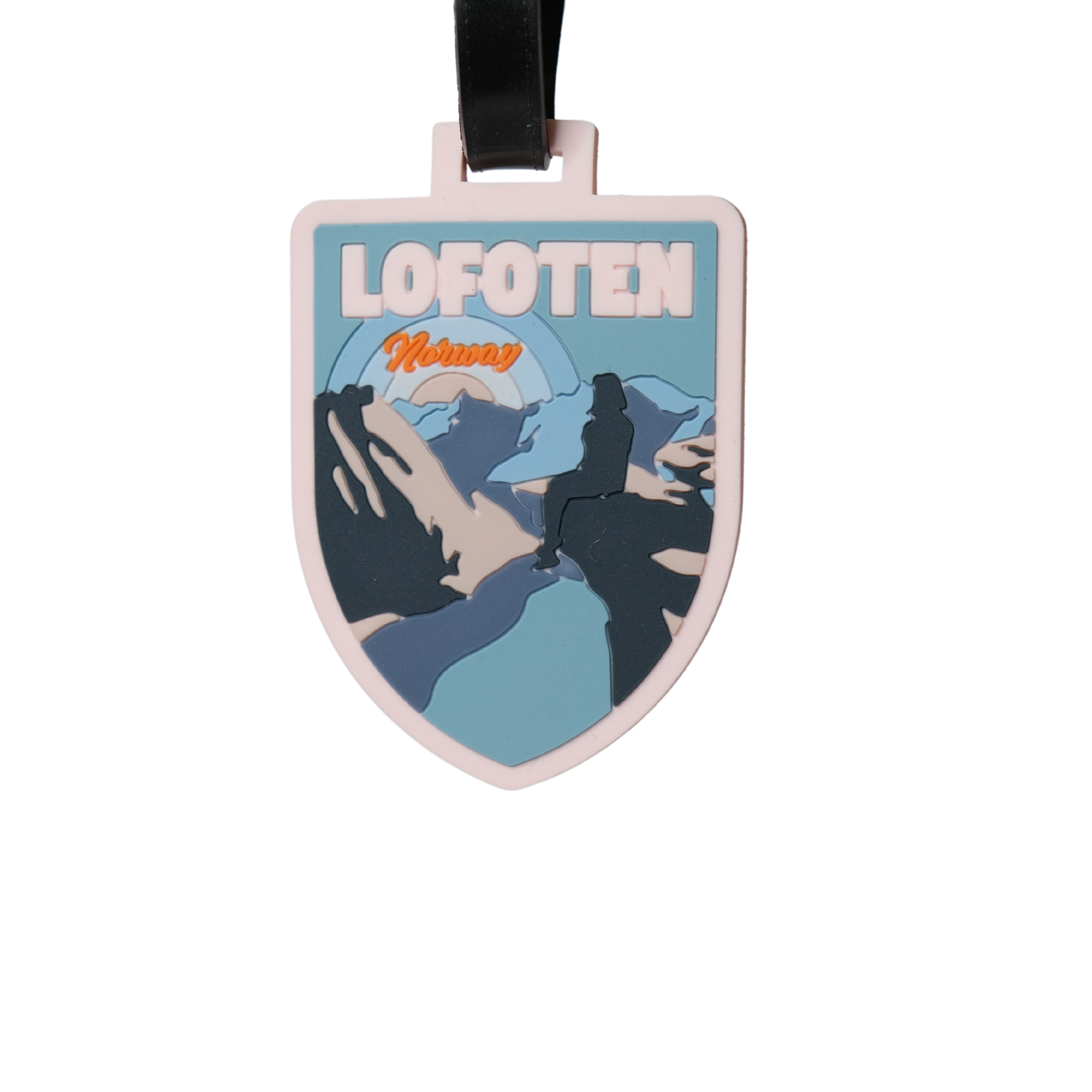 Lofoten luggage tag, Ryten view