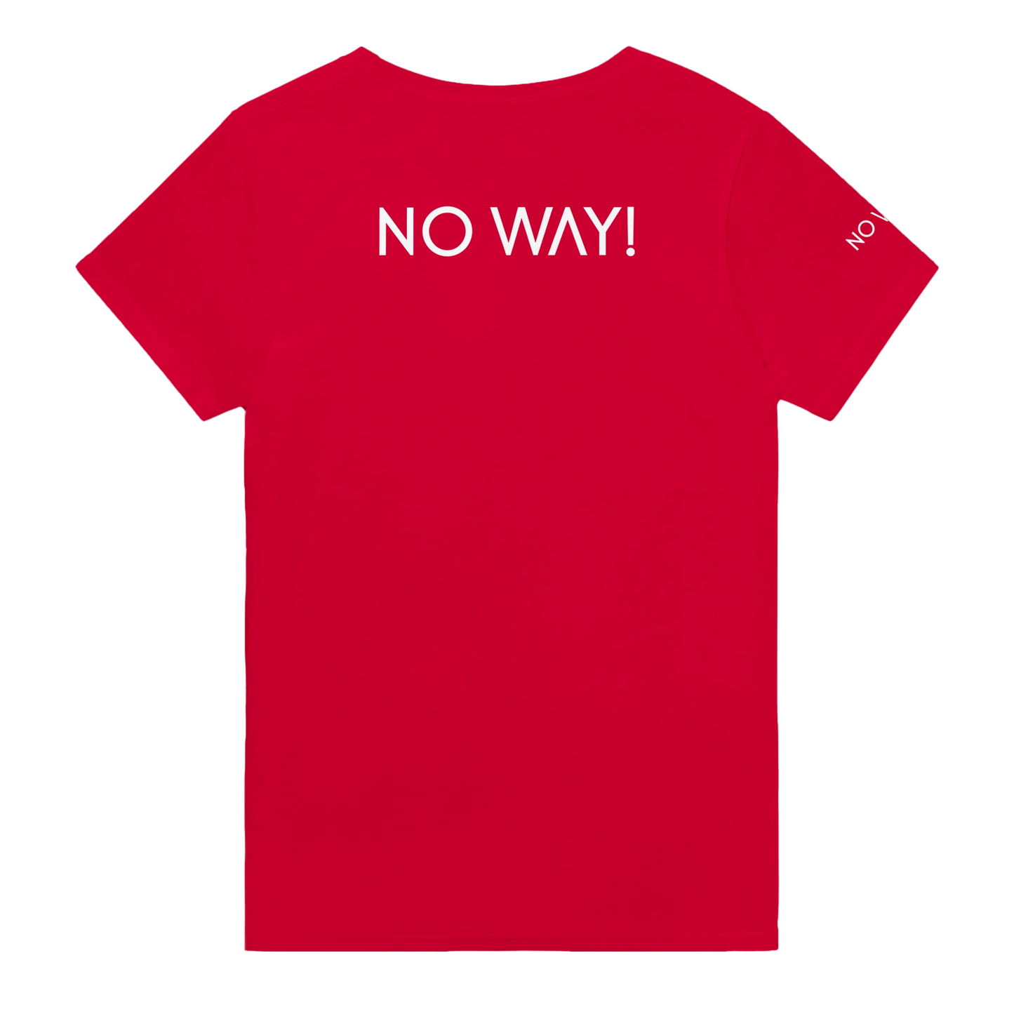 Red NO WAY t-shirt