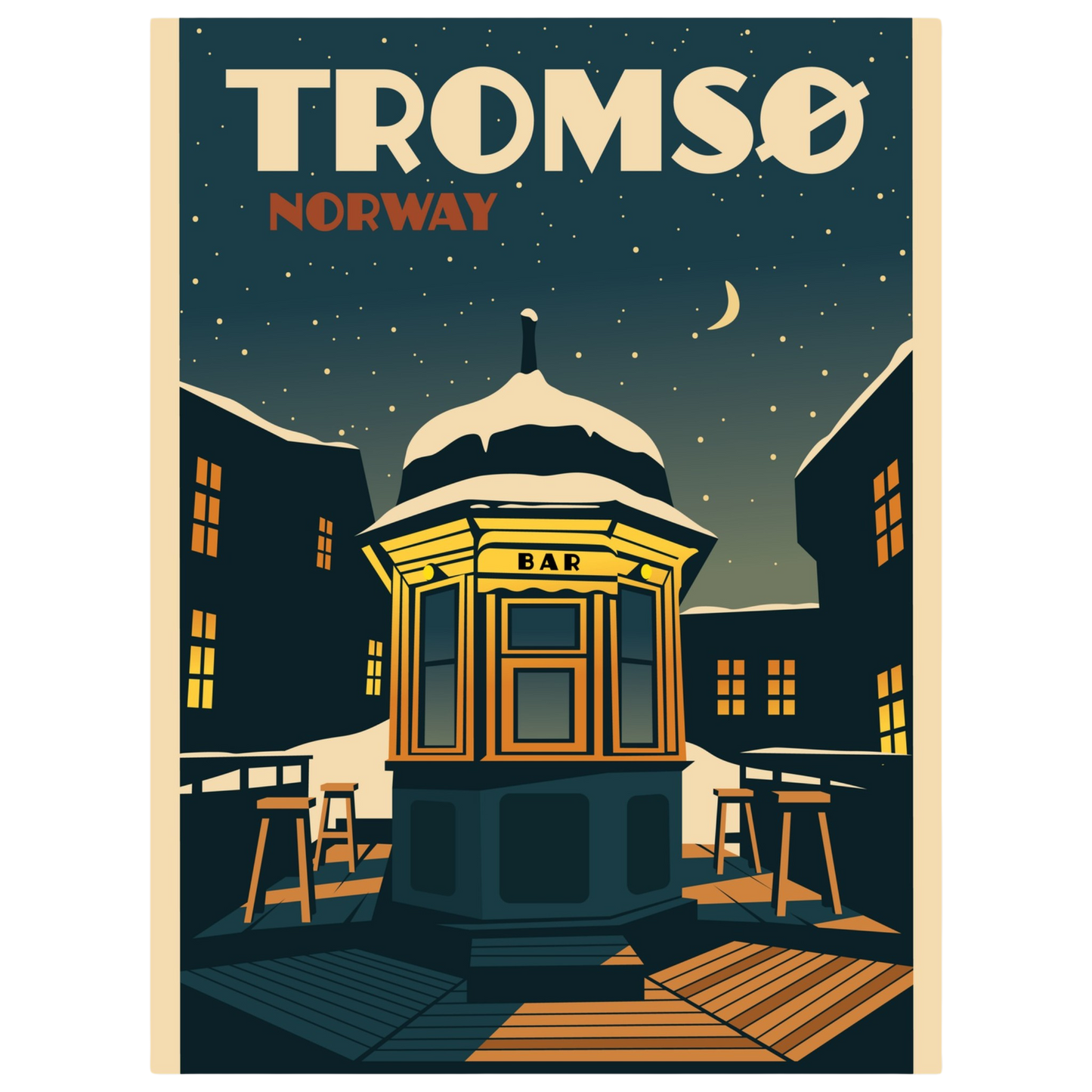 Poster, Rakettkiosken Tromsø Norway