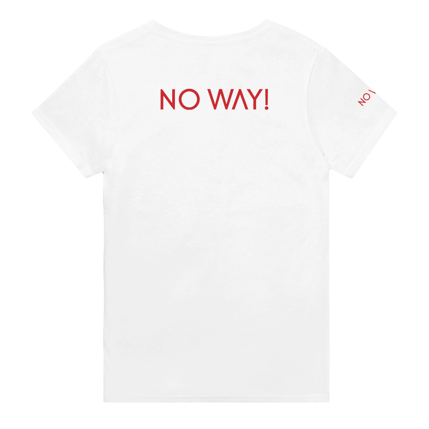 White NO WAY t-shirt