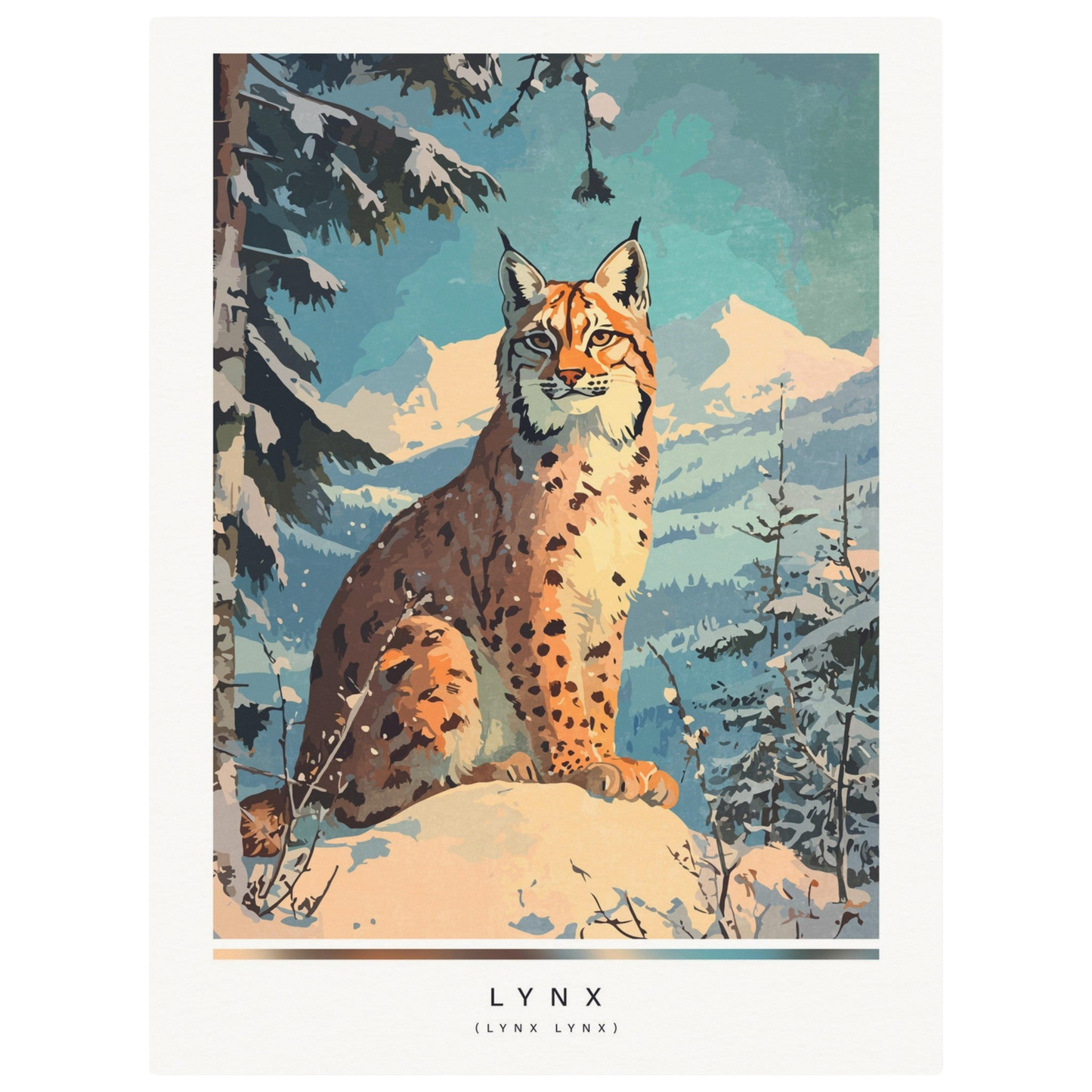 Arctic animals, lynx