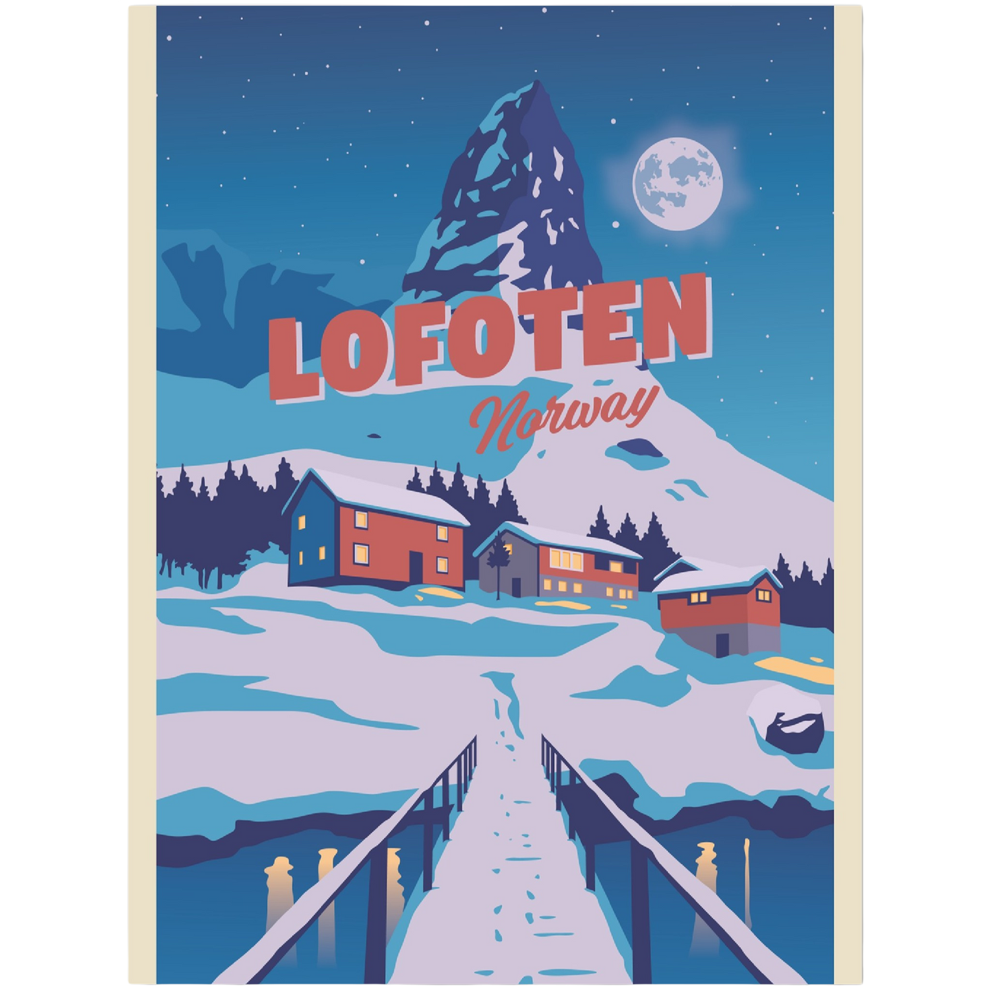 Poster, Hammarskaftet in Reine Lofoten