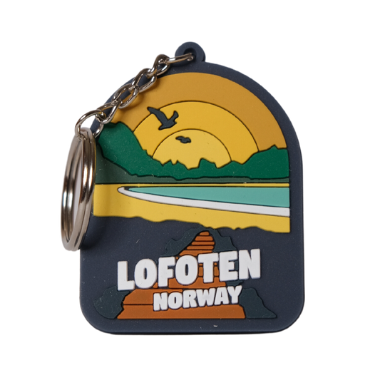 Ramberg in Lofoten, rubber keychain