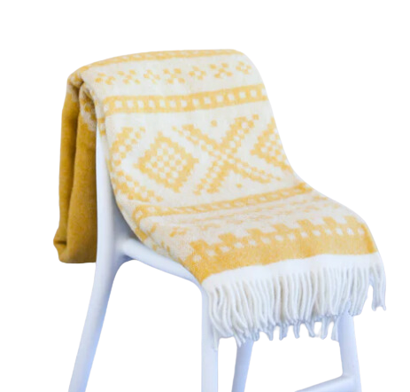 Lillunn Marius blanket, yellow