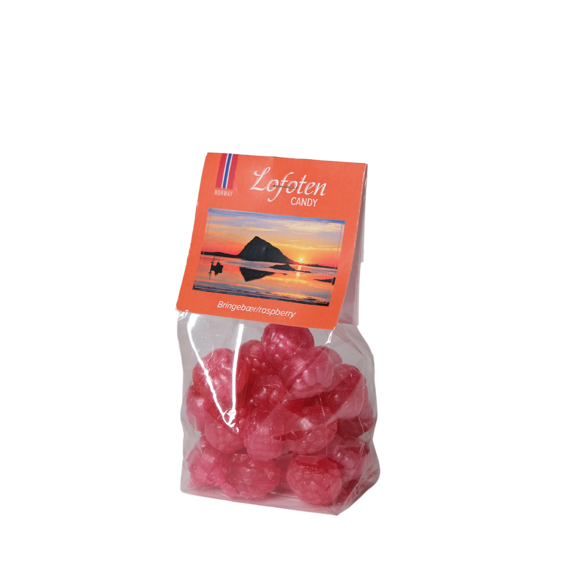 Lofoten candy with raspberry flavor
