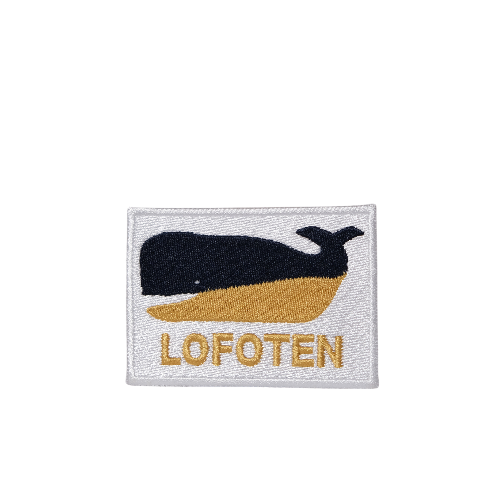 Lofoten patch, golden whale