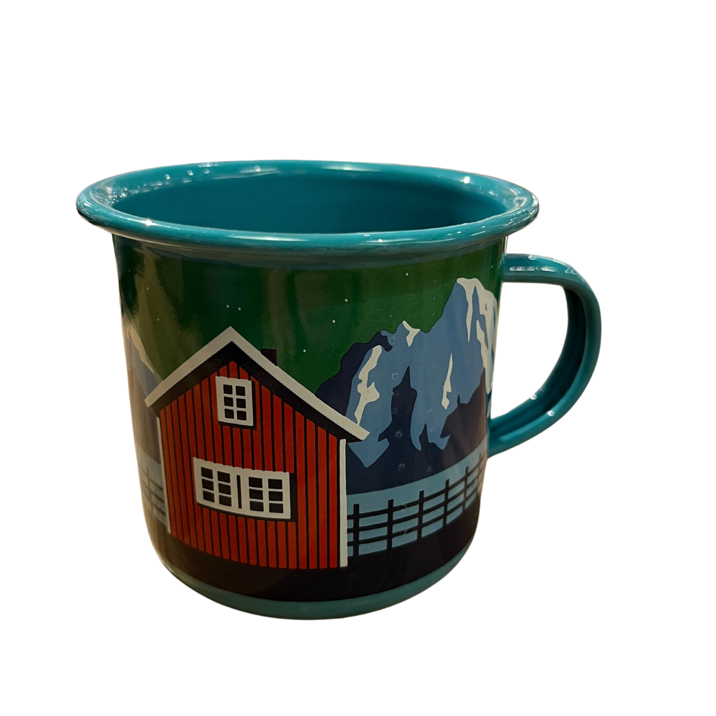 Lofoten northen light mug