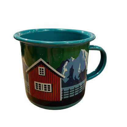 Lofoten northen light mug