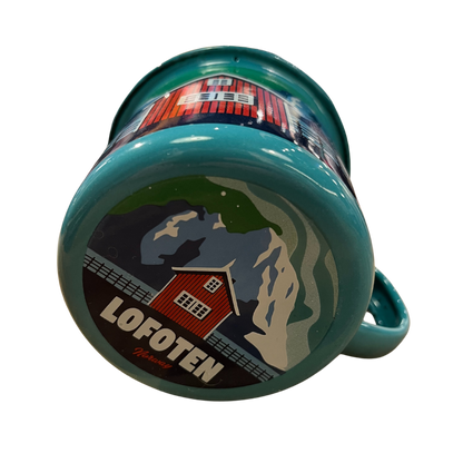 Lofoten northen light mug, bottom