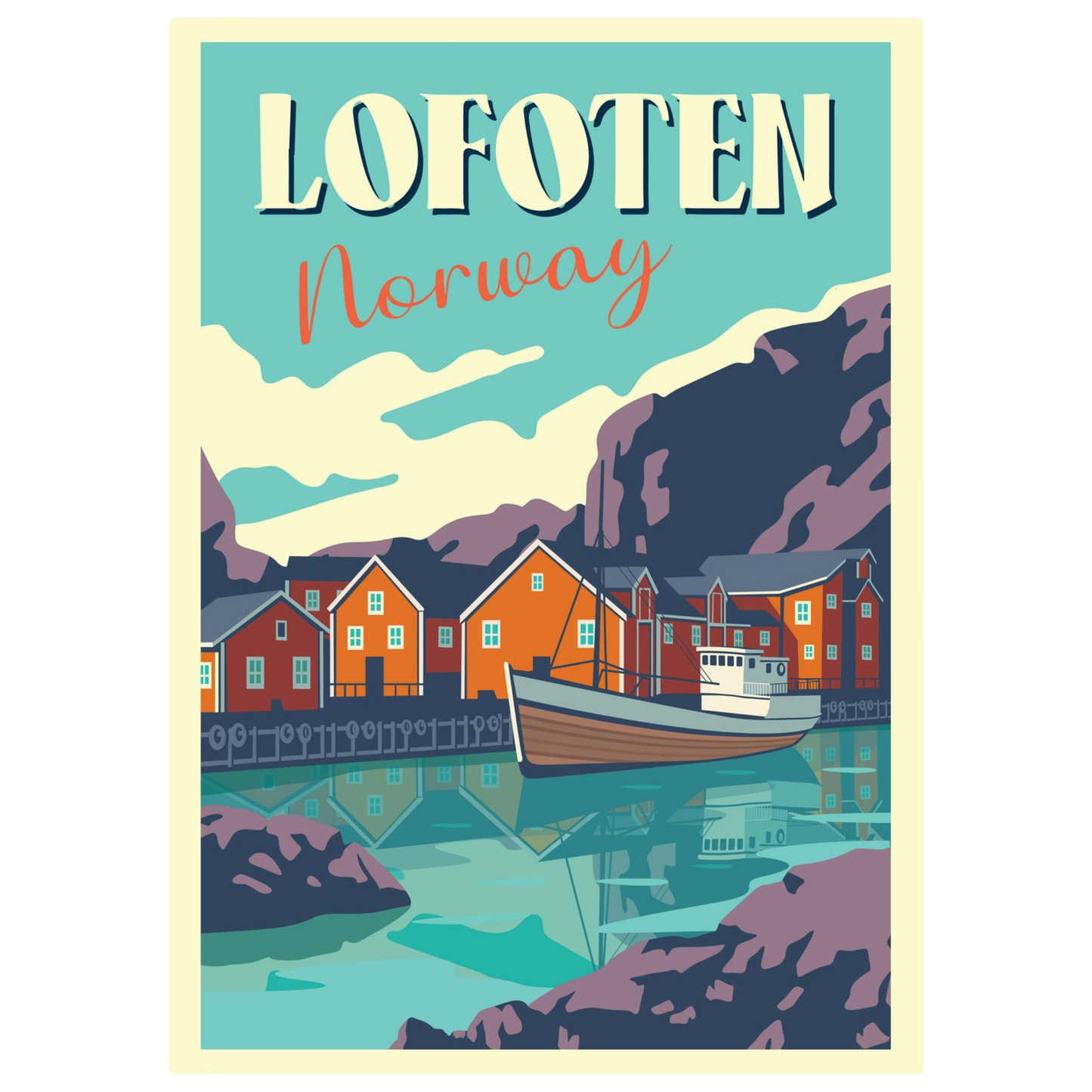 Nusfjord fishing village, Lofoten