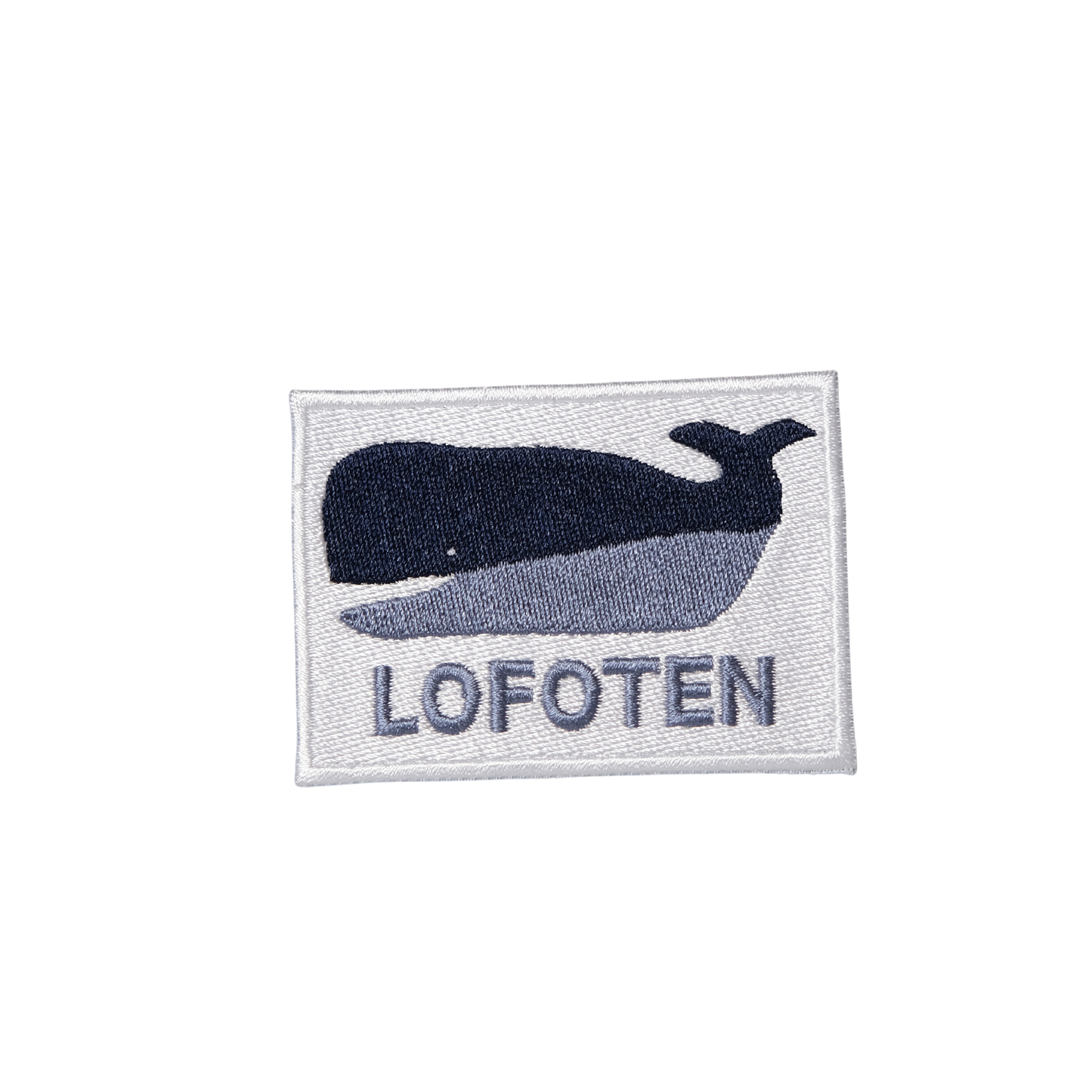 Patch, Lofoten whale blue