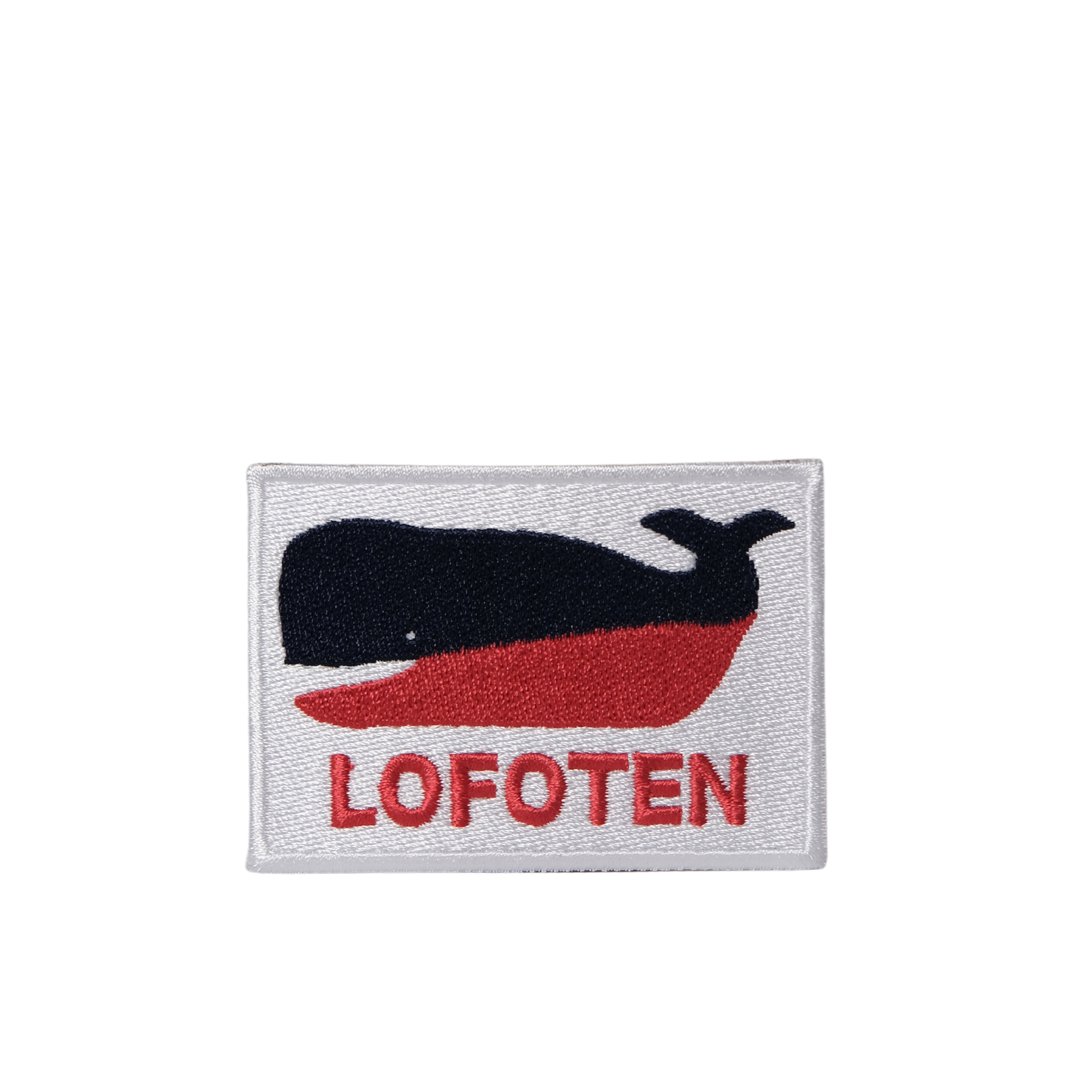 Patch, Lofoten whale red