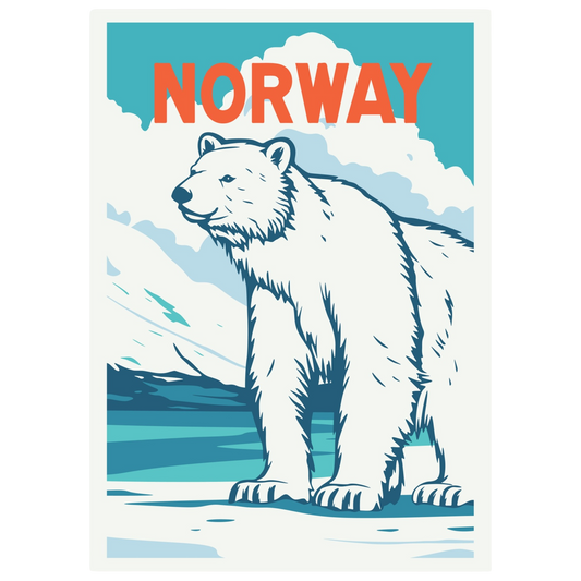 Poster, Polar Bear of Norway