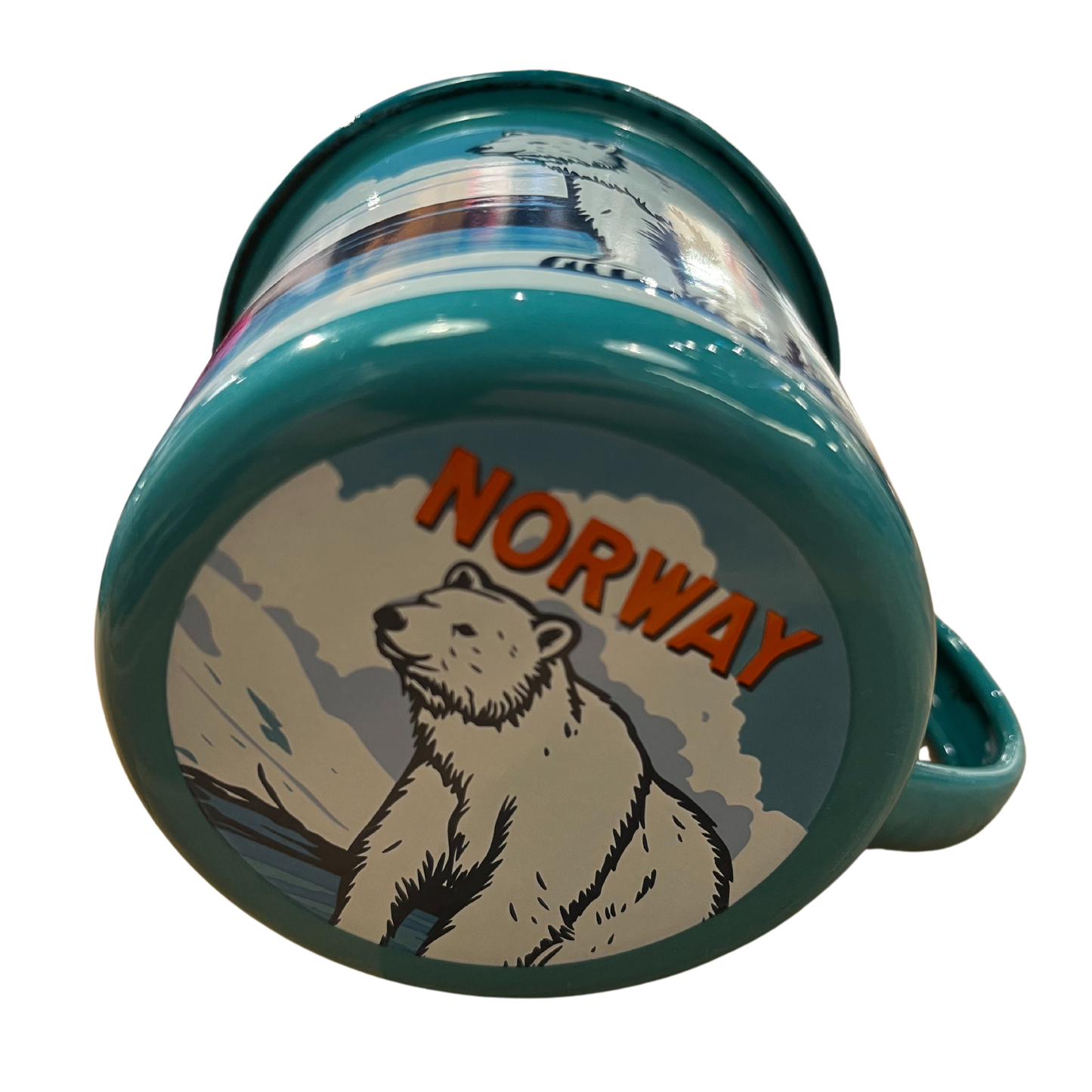 Polar bear mug Norway bottom