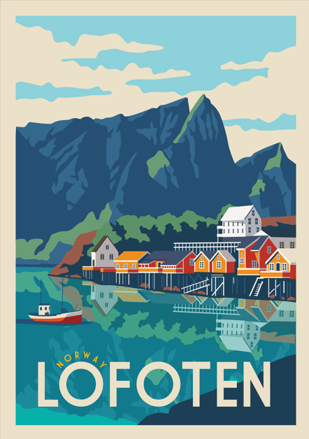 Poster Sakrisoy Lofoten