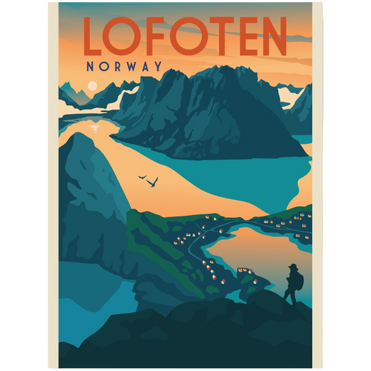 Poster, Reinebringen in Lofoten