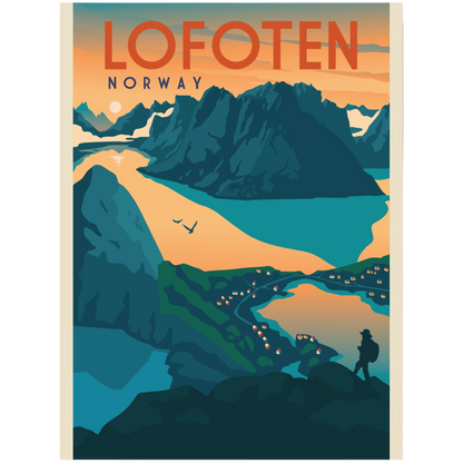 Poster, Reinebringen in Lofoten