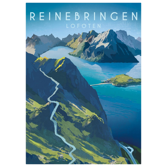 Reinebringen hike in Lofoten