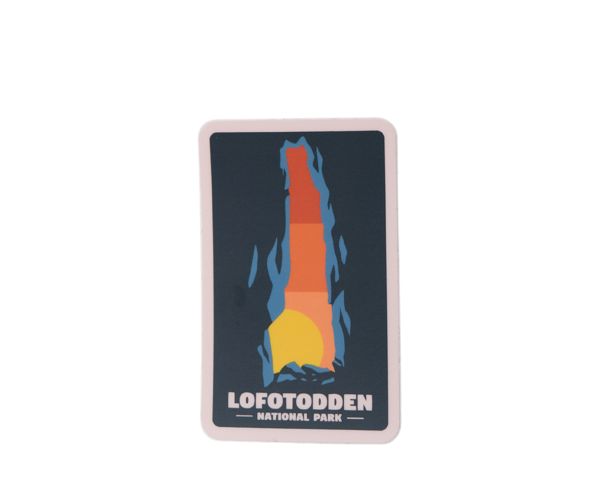 Lofoten sticker, Lofotodden National Park - Refsvika cave