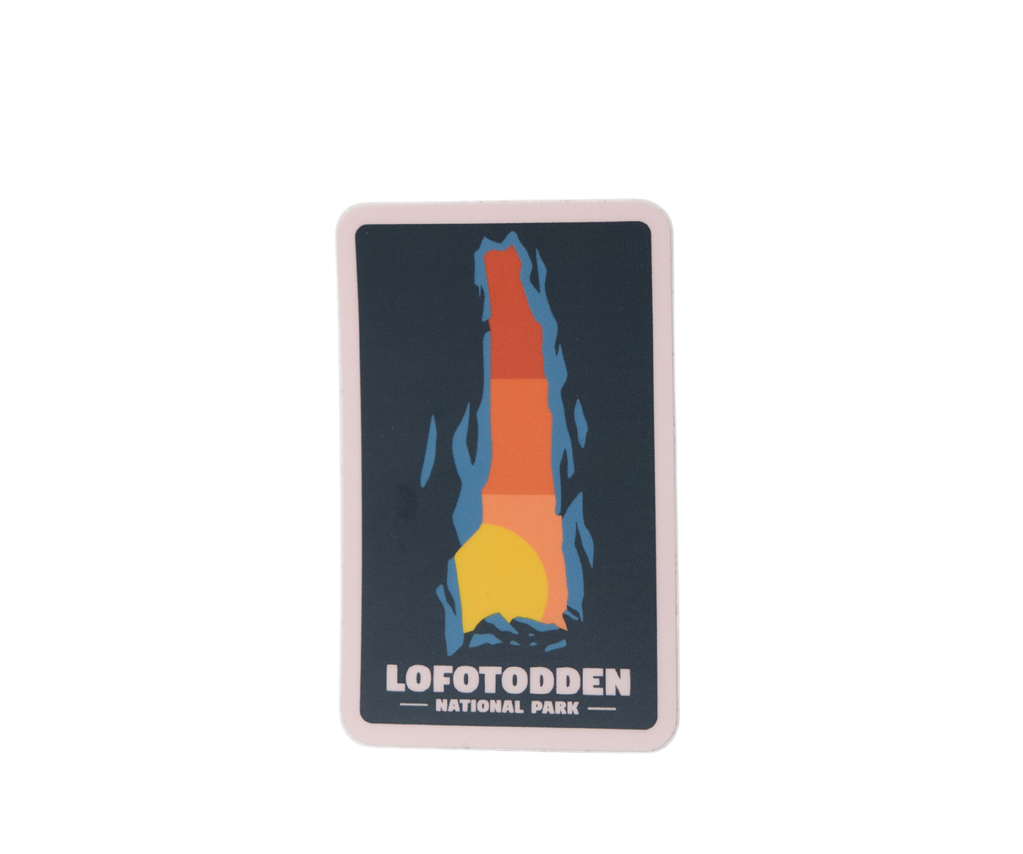 Lofoten sticker, Lofotodden National Park - Refsvika cave