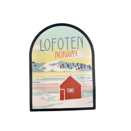 Sticker from Ramberg beach in Lofoten.