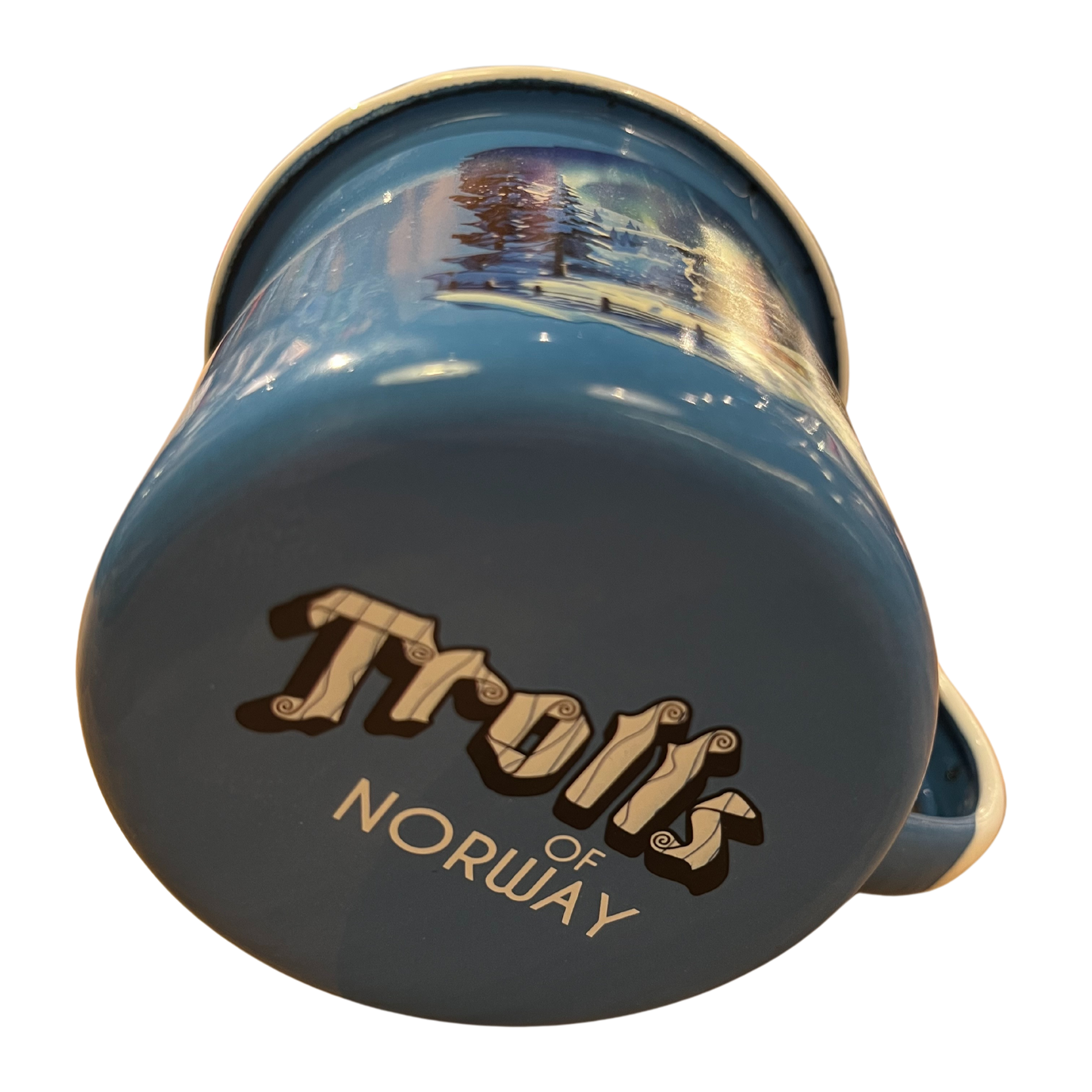 Troll mug blue bottom