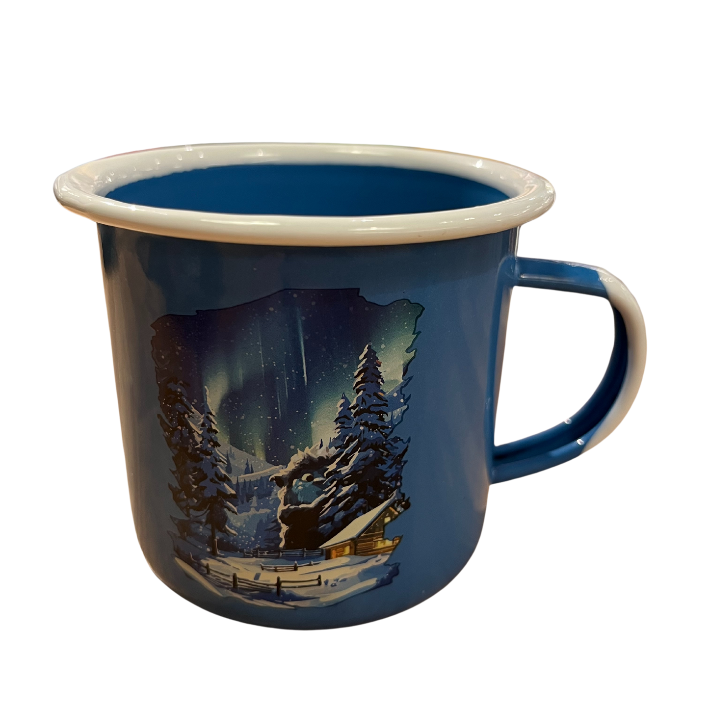 Troll mug blue shy